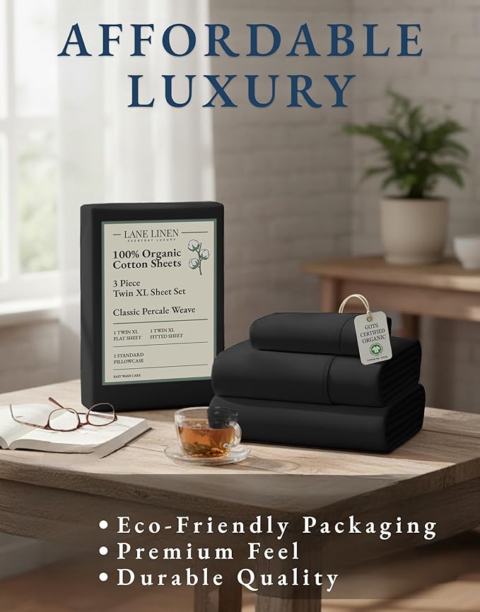 Linen Bed Sheet Set - Twin XL - 3 Piece