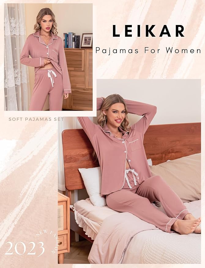 Women's Pants Pajama Set - Long Sleeve - 2 Piece