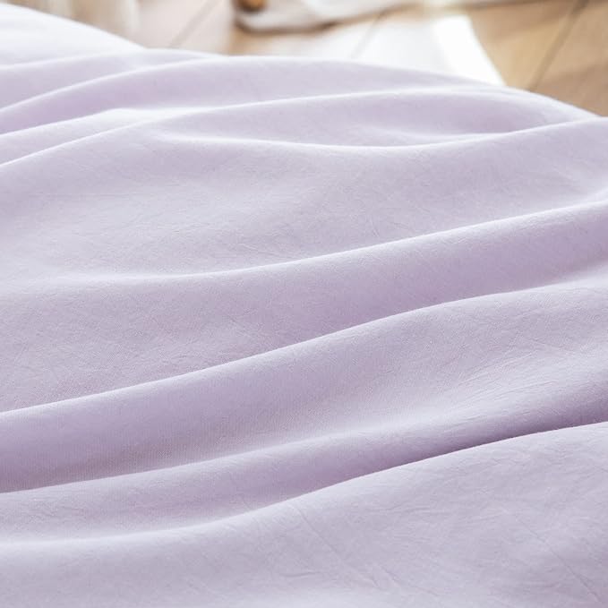 Linen Duvet Cover Set - King - 3 Piece