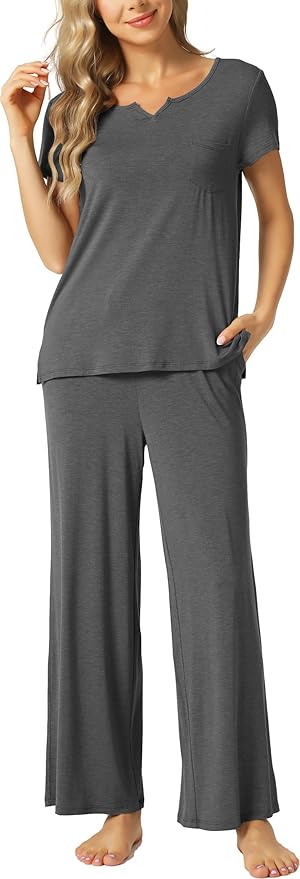 Bamboo Pajama Set - Short Sleeve - 2 Piece