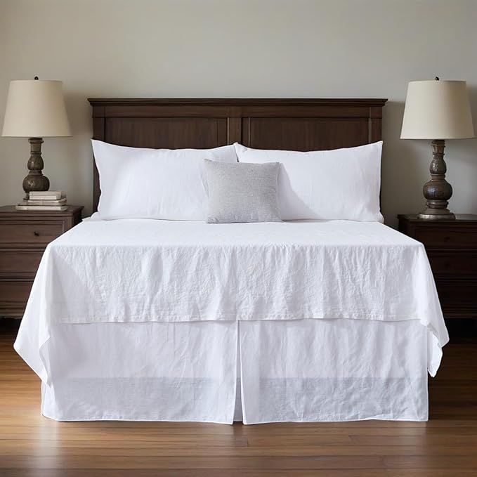 Linen Bed Skirt - King