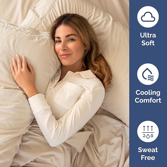 Cooling Bed Sheet Set - King - 4 Piece