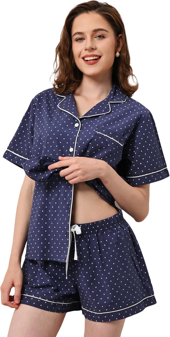 Women's 100% Cotton Pajama Set - 2 Piece