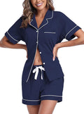 100% Cotton Pajama Set - Short Sleeve - 2 Piece