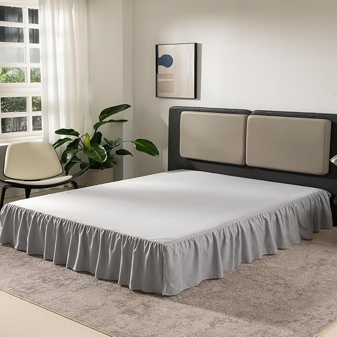 Microfiber Bed Skirt - King - 18 in Drop
