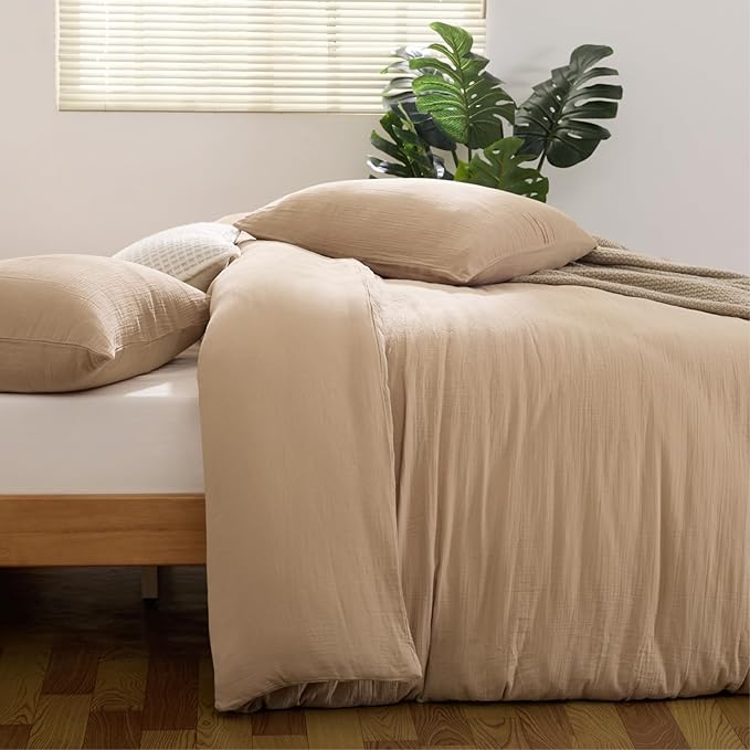 Linen Duvet Cover Set - Twin - 3 Piece