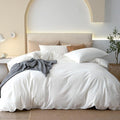 Linen Duvet Cover Set - King - 132 x 120 in - 3 Piece