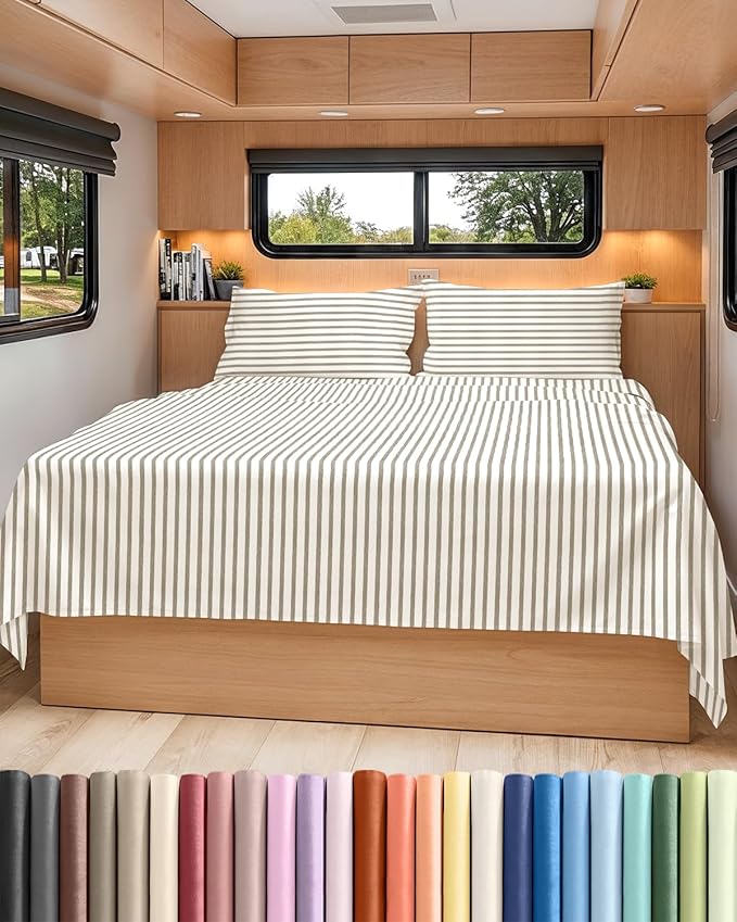 Cooling Bed Sheet Set - Queen - 4 Piece