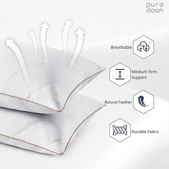 100% Cotton Bed Pillow - Queen