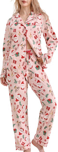 Women's 100% Cotton Pajama Set - Long Sleeve