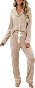 Women's Pajama Set - Long Sleeve - 2 Piece