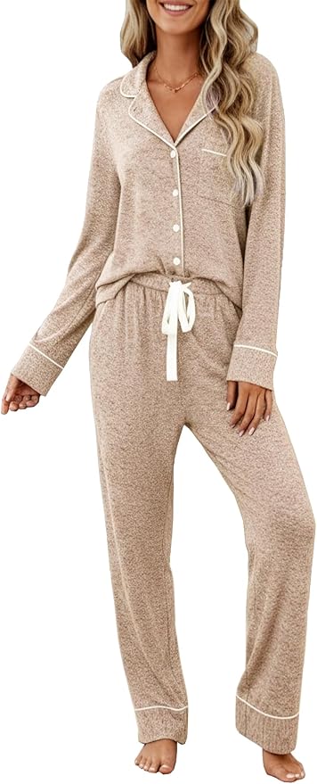 Women's Pajama Set - Long Sleeve - 2 Piece