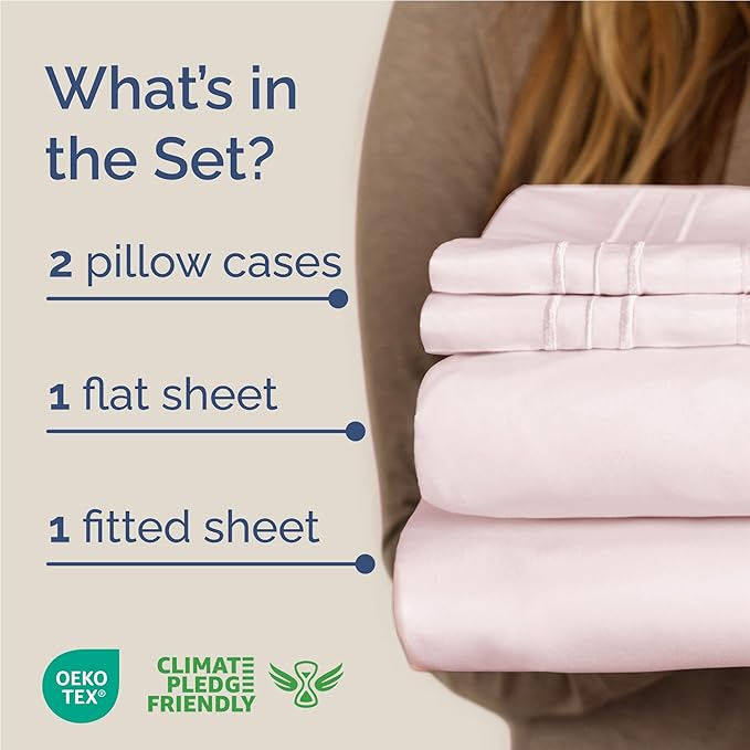 Cooling Bed Sheet Set - Full - 4 Piece