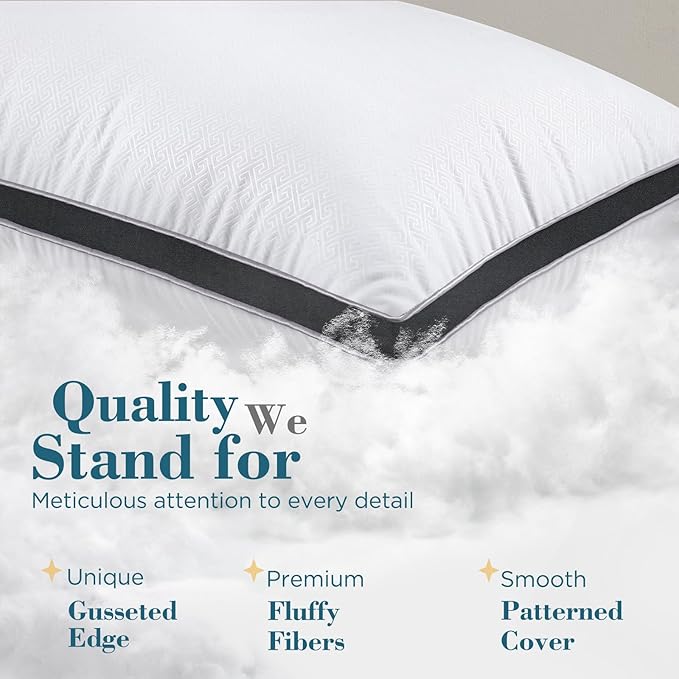 Down Alternative Cooling Bed Pillow - Queen - 2 Piece