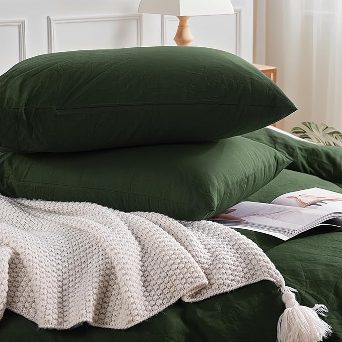 Linen Duvet Cover Set - Twin - 2 Piece