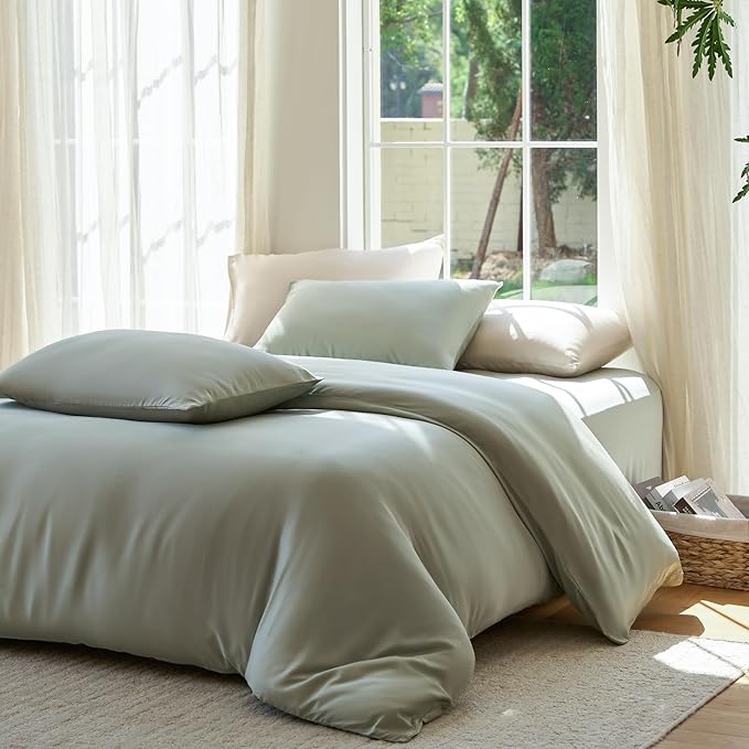 Bamboo Cooling Duvet Cover Set - Queen