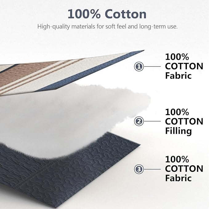 100% Cotton Bedding Set - California King - 3 Piece