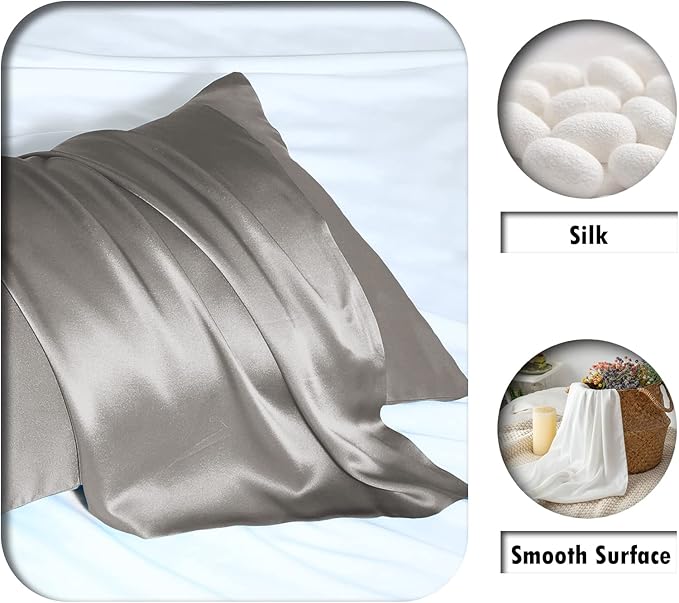 Mulberry Silk Pillowcase Set - Standard - 2 Piece