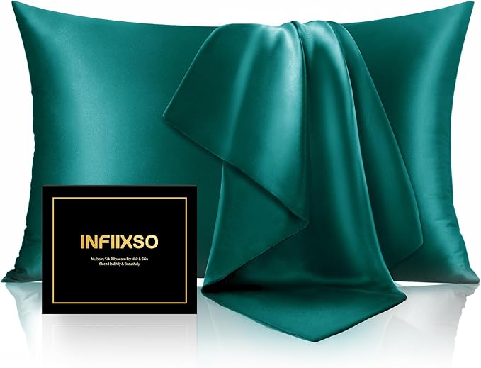 Mulberry Silk Cooling Pillowcase - Standard - 20 x 26 in