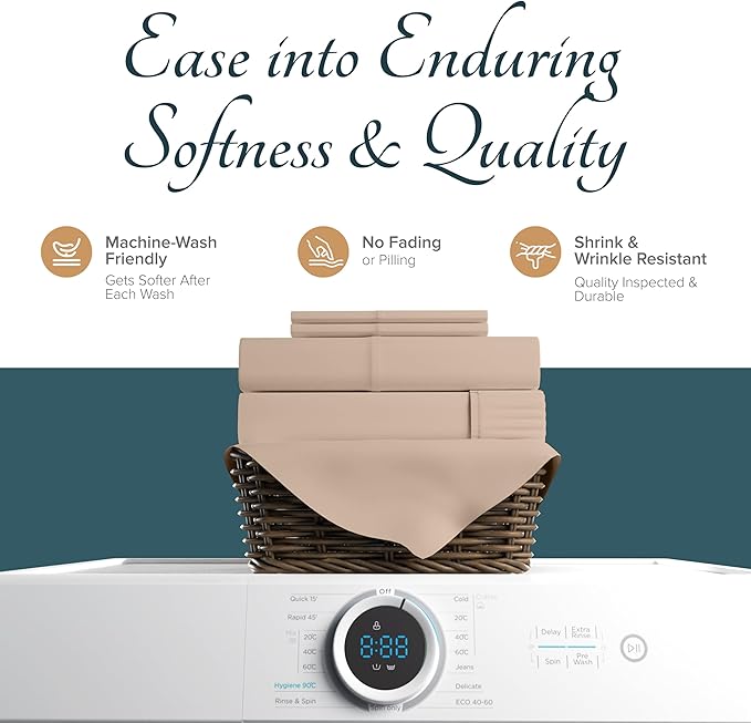 Linen Cooling Pillowcase Set - Queen - 2 Piece