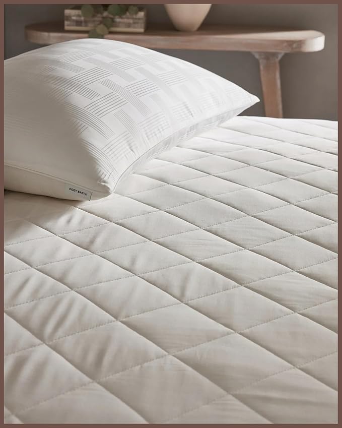 Bamboo Cooling Mattress Pad - Queen