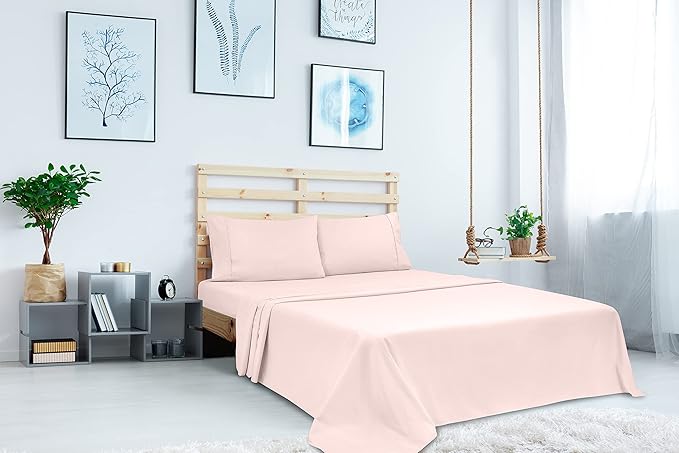 Microfiber Flat Sheet - Twin - 2 Pack