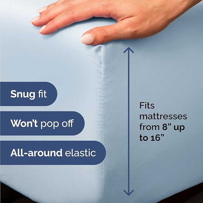 Cooling Bed Sheet Set - Twin - 3 Piece