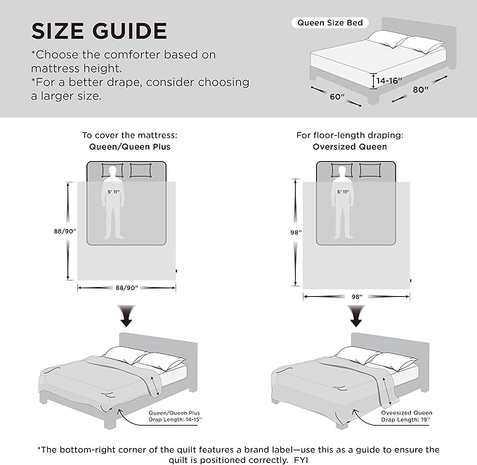 Down Alternative Comforter - King - 116 x 98 in