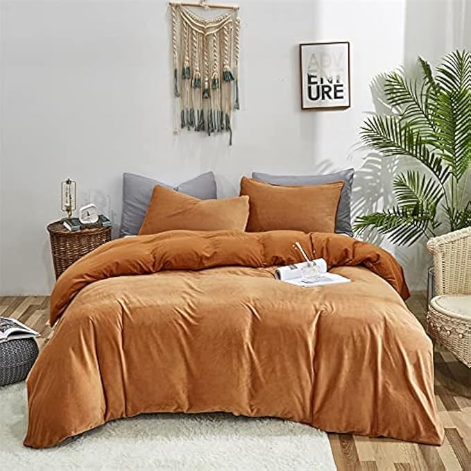 Velvet Comforter Set - Queen - 3 Piece