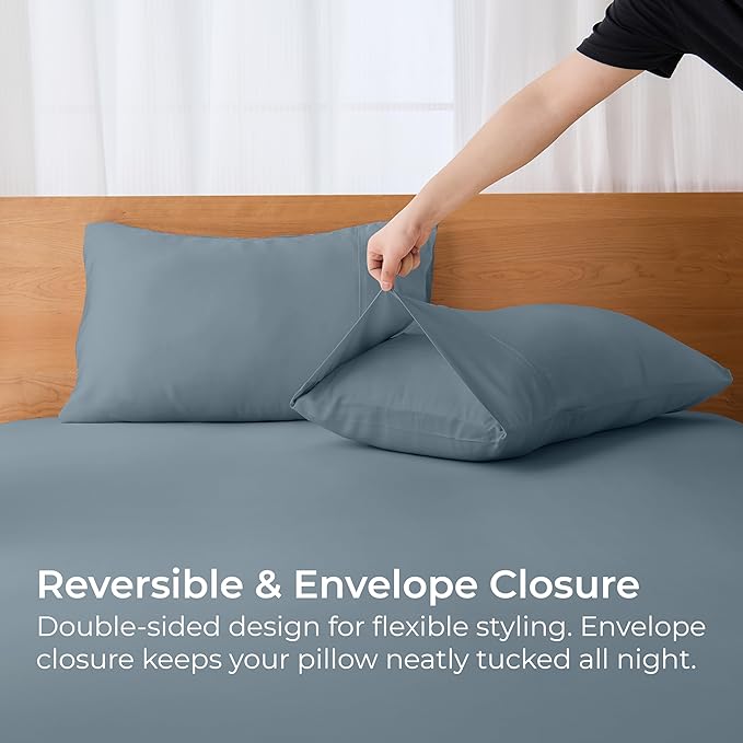Bamboo Cooling Bed Sheet Set - King - 2 Pack