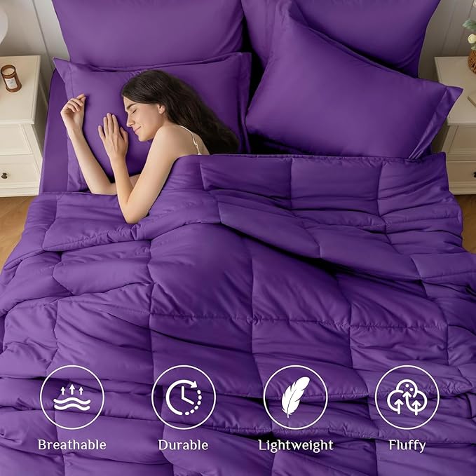 Down Alternative Comforter Set - Full - 7 Piece