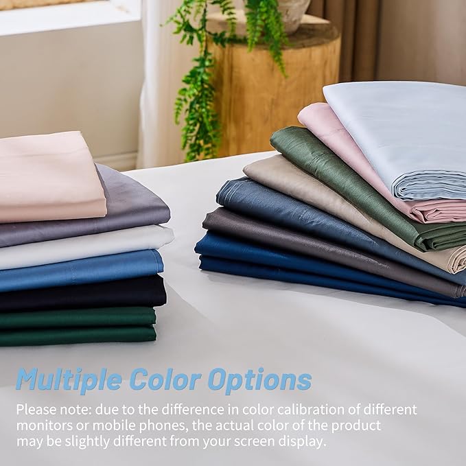 Bed Sheet Set - California King - 16 in Deep Pocket - 4 Piece