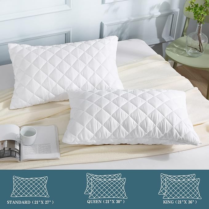 Waterproof Mattress Pad - Queen - 2 Pack