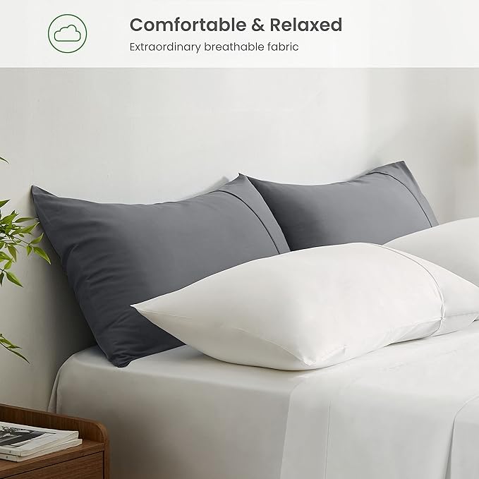 Bamboo Cooling Pillowcase Set - Standard - 2 Piece