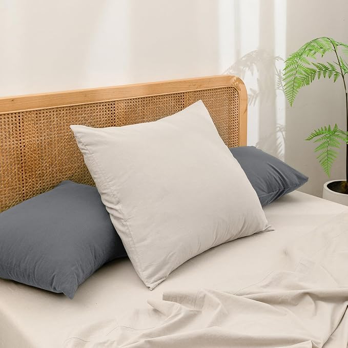Linen Pillowcase Set - Standard - 20 x 26 in