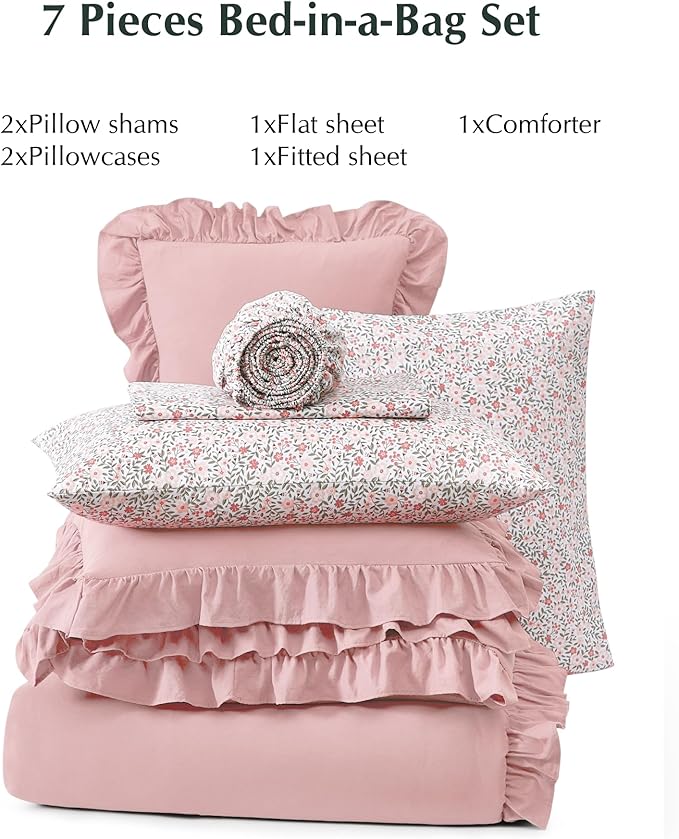 Comforter Set - Queen - 7 Piece