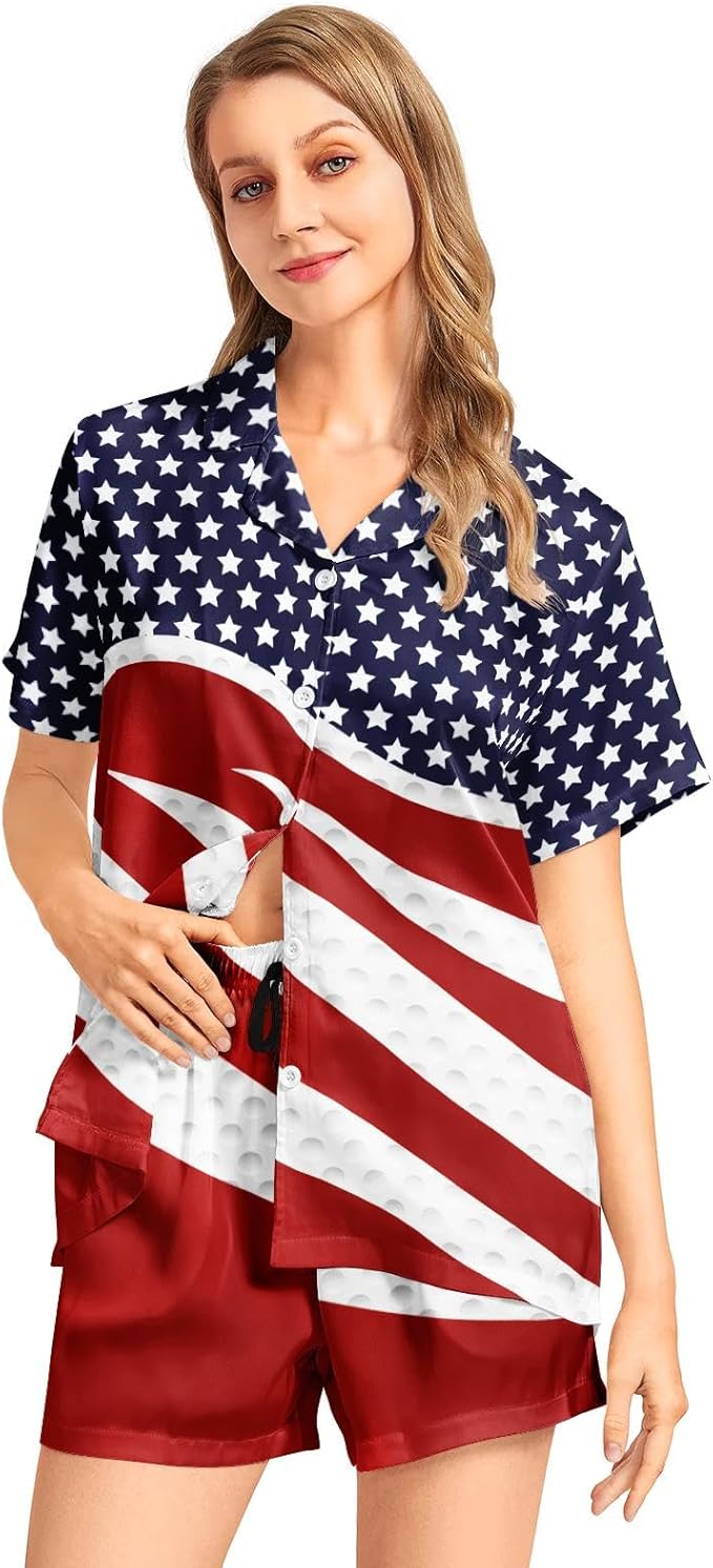 Women's Pajama Set - Short Sleeve - 2 Piece