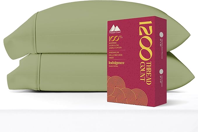 Linen Cooling Pillowcase Set - King - 2 Piece