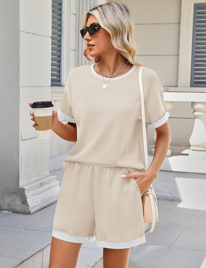 Shorts Pajama Set - Short Sleeve - 2 Piece
