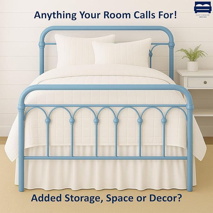 Microfiber Bed Skirt - King - 21 in Drop