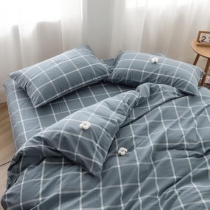 Linen Duvet Cover Set - Full