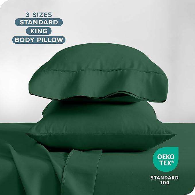 Microfiber Cooling Pillowcase Set - Queen - 2 Pack - 2 Piece