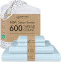 100% Cotton Cooling Bed Sheet Set - Queen - 4 Piece