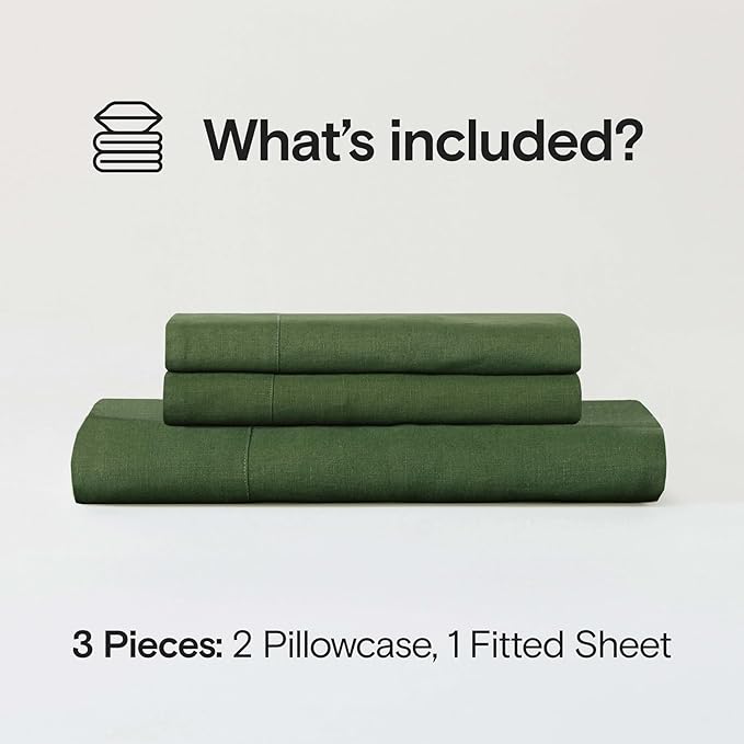 Linen Cooling Bed Sheet Set - Full - 3 Piece