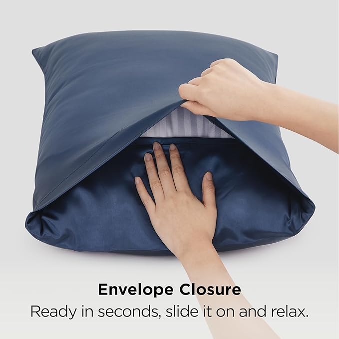 Satin Pillowcase Set - Standard - 20 x 26 in - 2 Pack