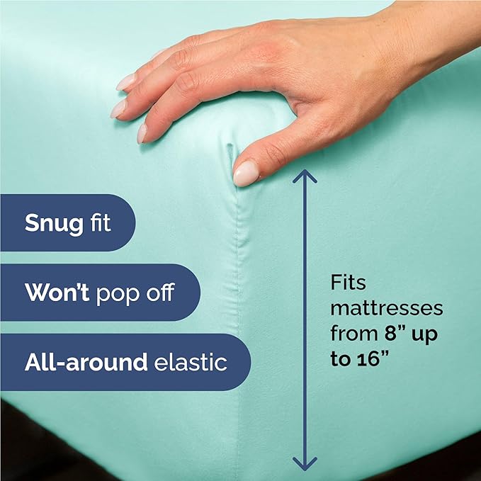 Cooling Bed Sheet Set - Full - 4 Piece