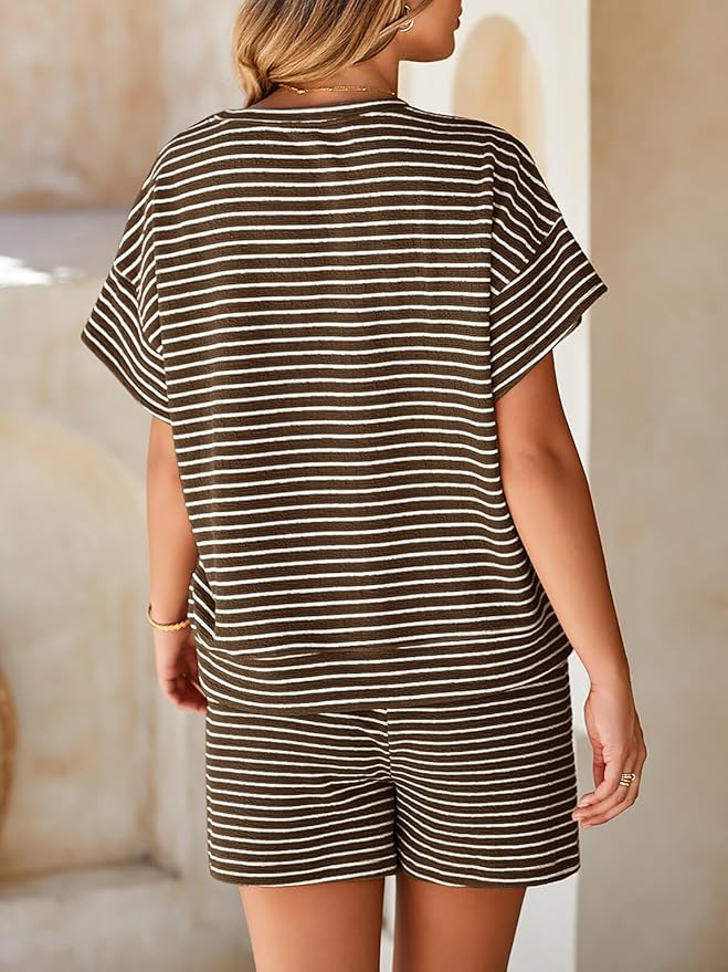 Shorts Pajama Set - Short Sleeve - 2 Piece