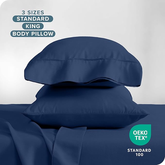 Microfiber Cooling Pillowcase Set - King - 2 Pack - 2 Piece
