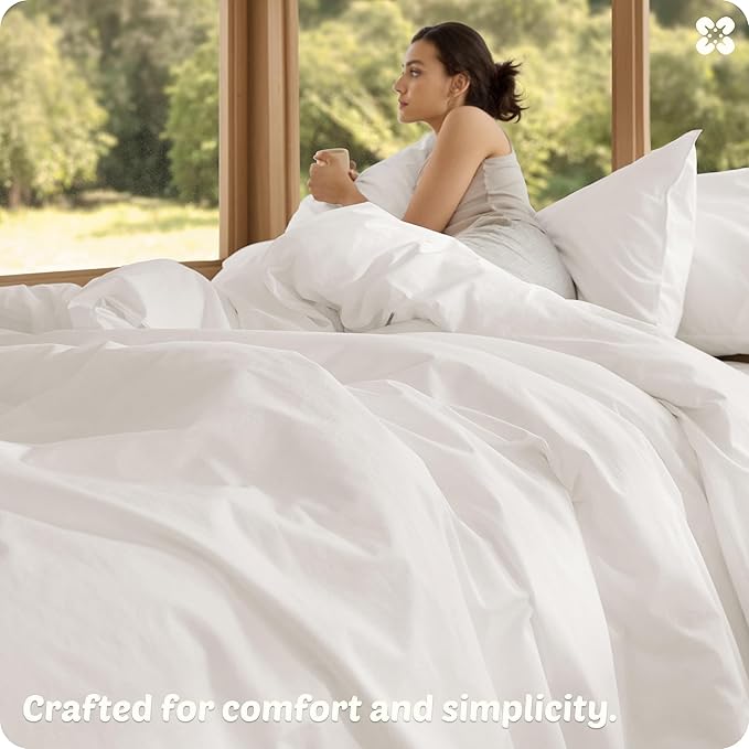 100% Cotton Duvet Cover Set - Twin