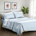 Linen Cooling Bed Sheet Set - King - 17 in Deep Pocket - 4 Piece